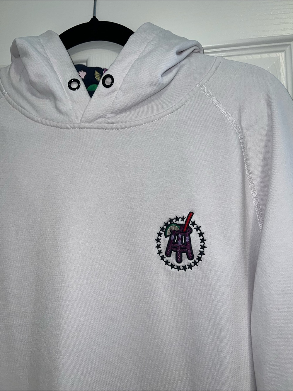Barstool Sports Men's White Transfusion Hoodie - Picture 2 of 5